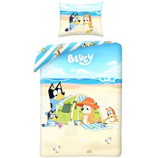 MerchandiseFever Dekbedovertrek Beach - Eenpersoons - 140 x 200 cm  - Katoen