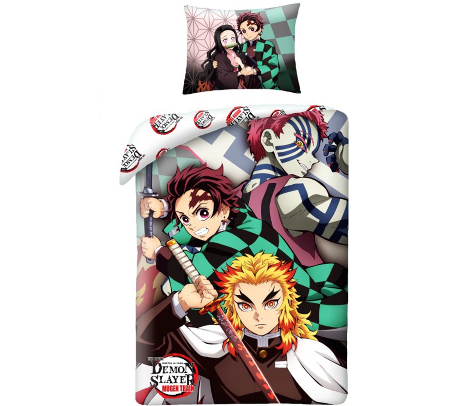 Demon Slayer dekbedovertrek Ready 140 x 200 cm - katoen - Pre order