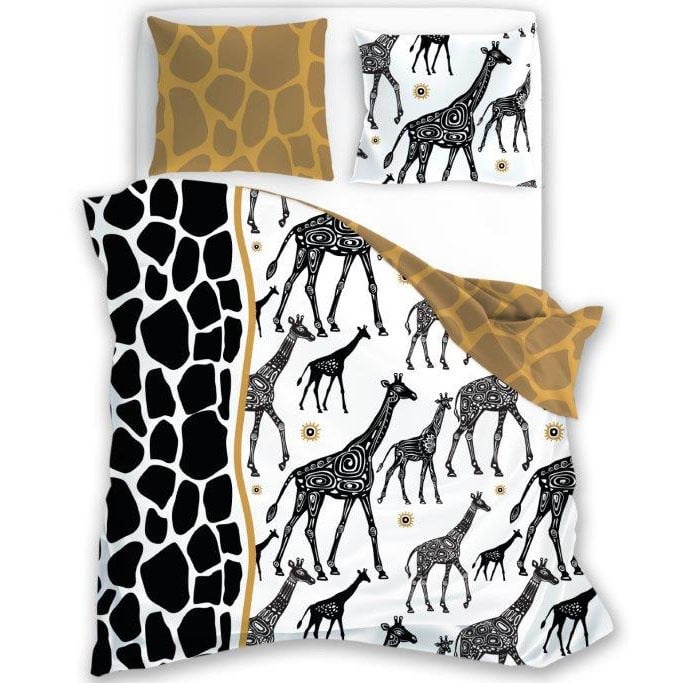 Faro Dekbedovertrek Giraffe 140 x 200 cm - 70 x 90 cm