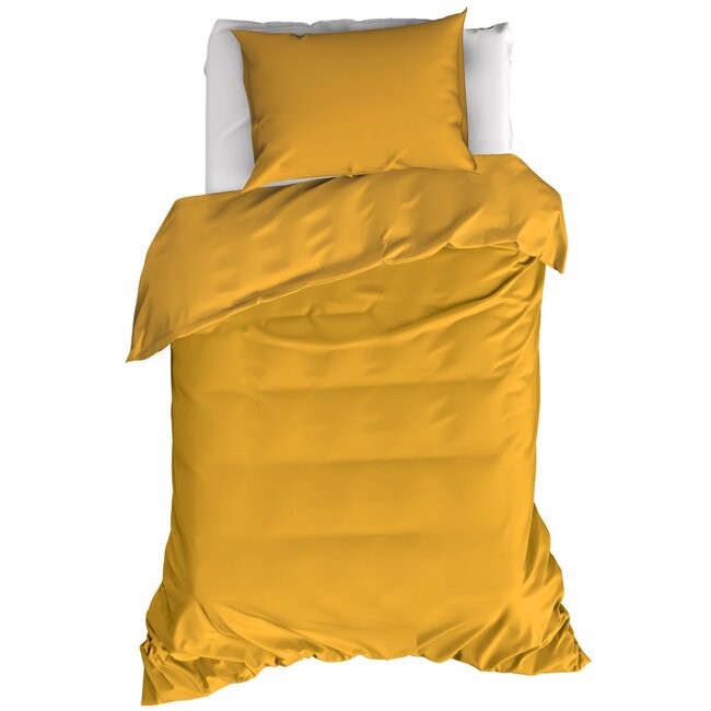 MerchandiseFever Moodit Dekbedovertrek, Basil Sunshine - 140 x 220 + 60 x 70 cm - Katoen