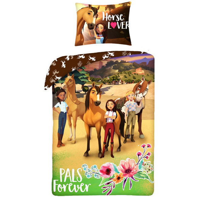 MerchandiseFever Spirit Dekbedovertrek Pals Forever - 140 x 200 cm /  70 x 90 cm - katoen