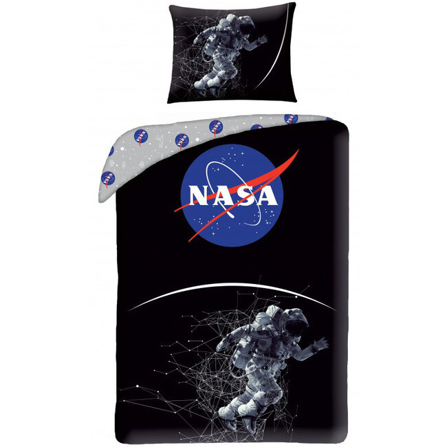 MerchandiseFever NASA Dekbedovertrek, Spacewalk - 140 x 200 + 70 x 90 cm - Katoen