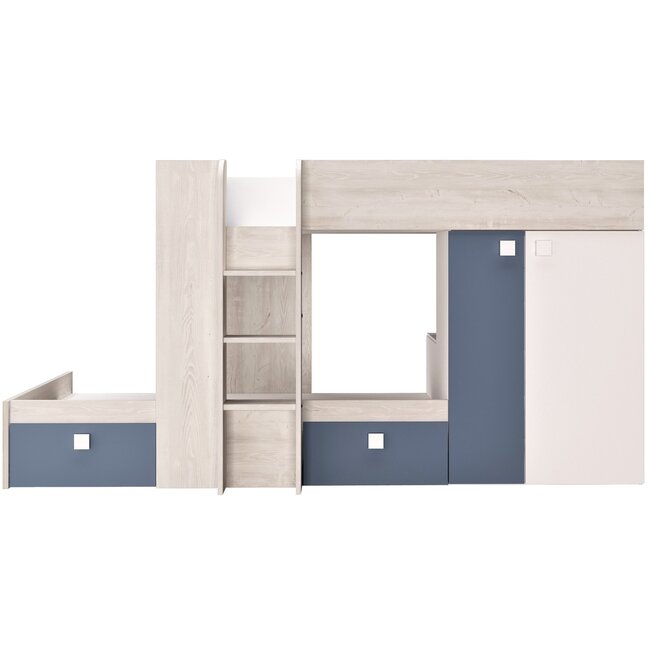 Trasman Stapelbed Maxim Blauw - 90x190 cm