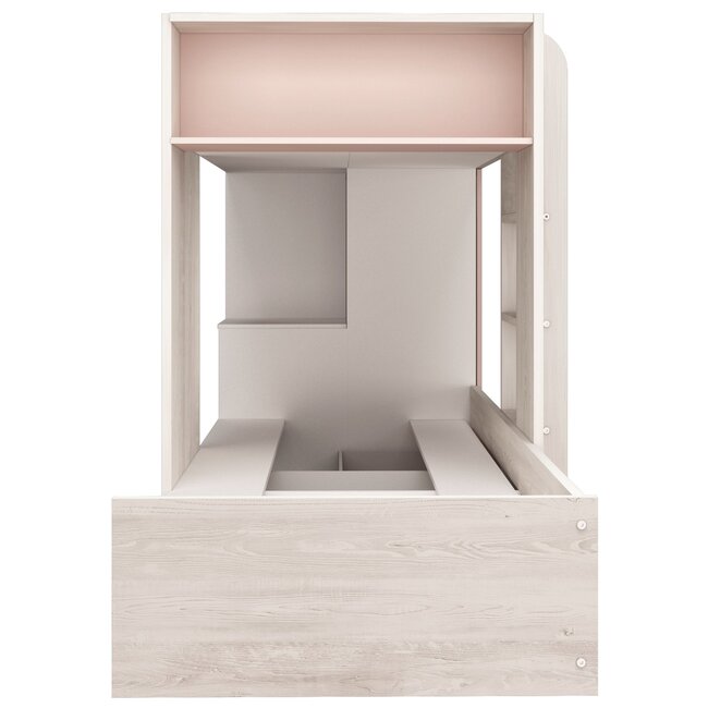 Trasman Stapelbed Maxim Antiek Roze - 90x190 cm