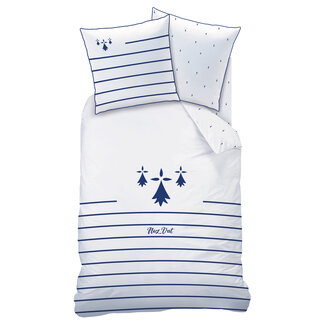 MerchandiseFever Dekbedovertrek Nos Vat  - Eenpersoons - 140  x 220 cm - Katoen