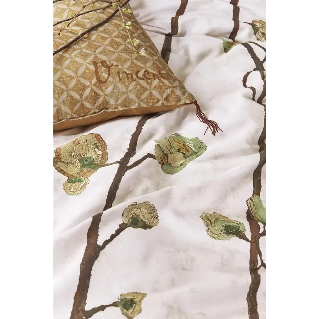 Beddinghouse Dekbedovertrek Beddinghouse x Van Gogh Museum Plum Blossoms - Sand