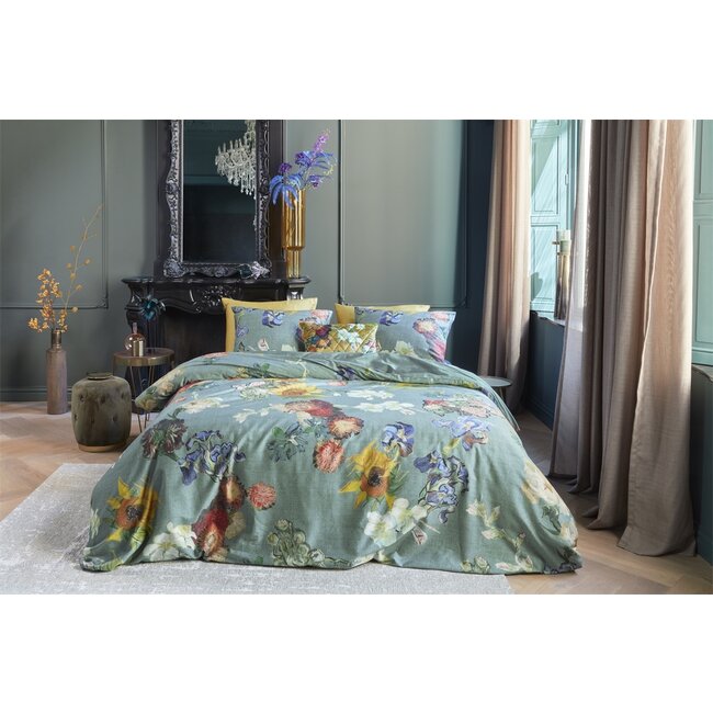 Beddinghouse Dekbedovertrek Beddinghouse x Van Gogh Museum Partout des Fleurs- Green - Copy