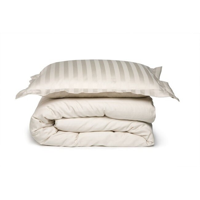 Damai Dekbedovertrek Damai Linea Naturel- Katoen satijn