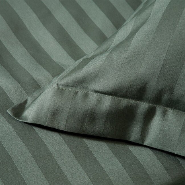 Damai Dekbedovertrek Damai Linea laurel- Katoen satijn