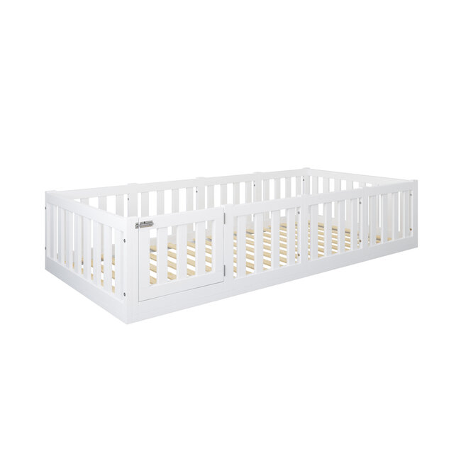 Lilli Furniture Montessori Vloerbed Luna 90x200 – Met deur- Wit