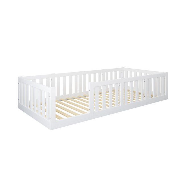 Lilli Furniture Montessori Vloerbed Luna 90x200 – Met deur- Wit