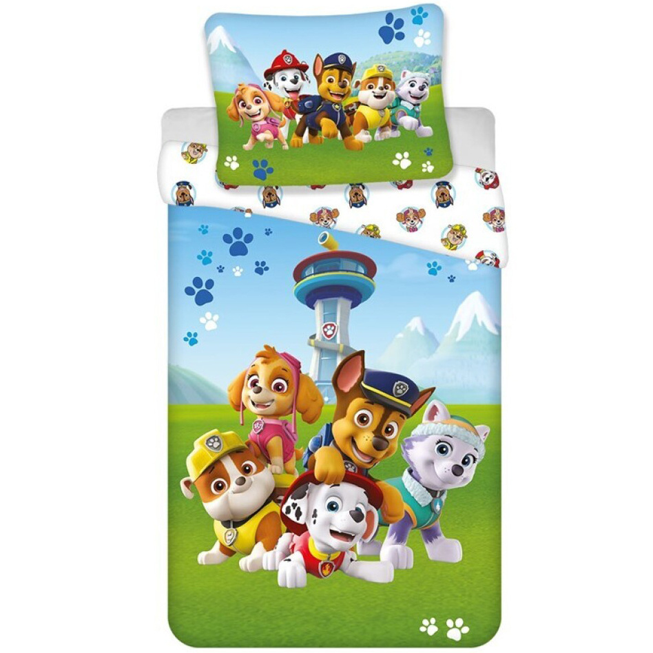 PAW Patrol Dekbedovertrek Rescue Squad - Eenpersoons - 140 x 200 cm - Katoen