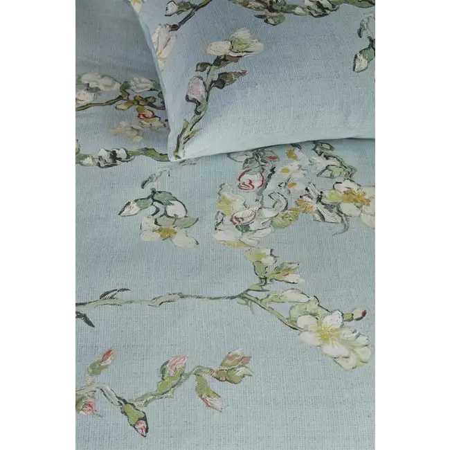 Beddinghouse Dekbedovertrek Beddinghouse Van Gogh Blossom Blue Grey
