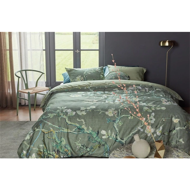 Beddinghouse Dekbedovertrek Beddinghouse x Van Gogh Museum Blossoming- Green