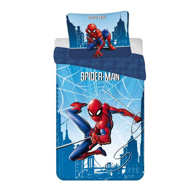 MerchandiseFever Spider-Man Dekbedovertrek, Spider Sense - Eenpersoons - 140 x 200 cm  - Katoen