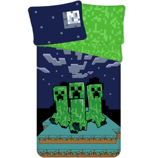 MerchandiseFever Minecraft Dekbedovertrek Sssleep Tight - Katoen