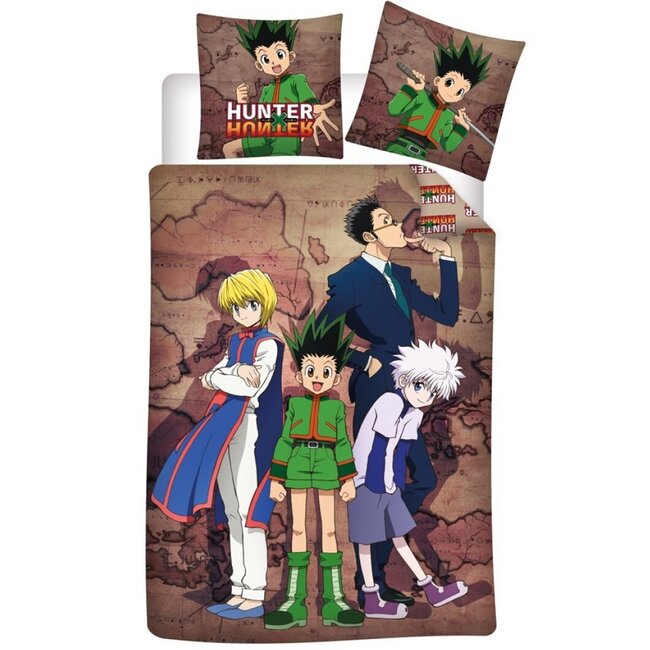 MerchandiseFever Hunter Hunter Dekbedovertrek, Gon - Eenpersoons - 140 x 200 cm - Katoen