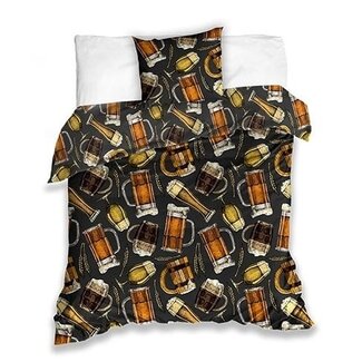 MerchandiseFever Dekbedovertrek Proost - Eenpersoons - 140  x 200 cm - Multi