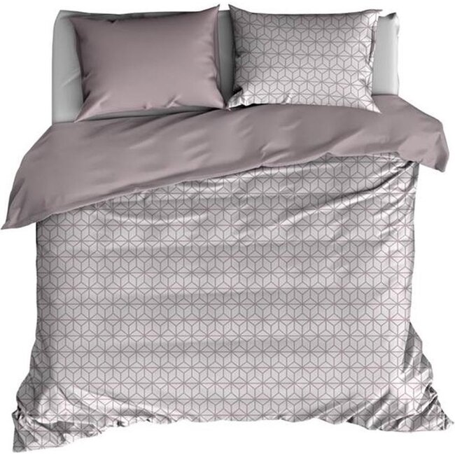 MerchandiseFever De Witte Lietaer Skyscraper dekbedovertrek Cloud grey 140x220cm