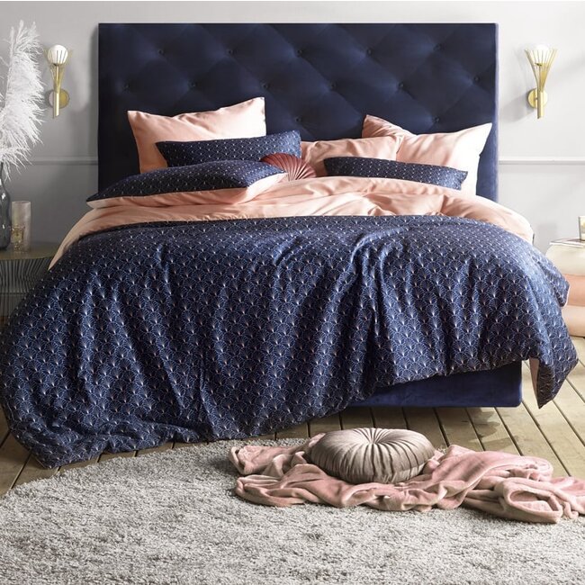 MerchandiseFever De Witte Lietaer Dekbedovertrek Katoen Satijn, Idyllic - 140 x 200/220 + 60 x 70 cm - Katoen