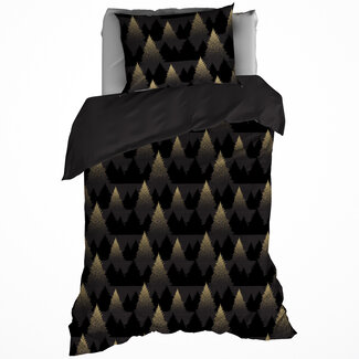 MerchandiseFever Dekbedovertrek Katoen Flanel Eve - Eenpersoons - 140 x 200/220 cm
