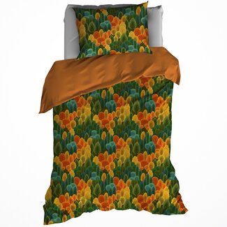 MerchandiseFever Dekbedovertrek Katoen Flanel Bavaria - Eenpersoons - 140 x 200/220 cm