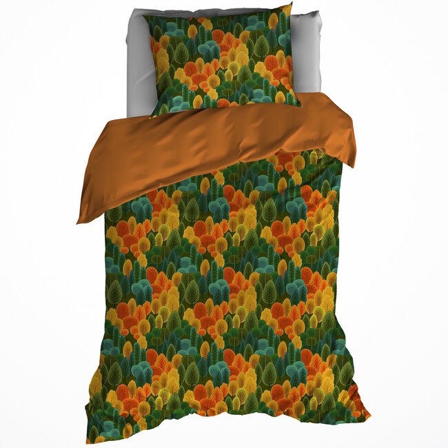 MerchandiseFever De Witte Lietaer Dekbedovertrek Katoen Flanel, Bavaria - 140 x 200/220 + 60 x 70 cm