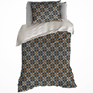 MerchandiseFever Dekbedovertrek Katoen Flanel Judith - Eenpersoons - 140 x 200/220 cm - Flanel