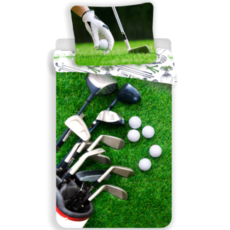 MerchandiseFever Sport Dekbedovertrek Golf - Groen - Topkwaliteit