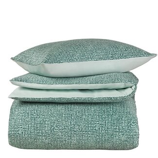 MerchandiseFever Dekbedovertrek Katoen Satijn Cravat - Eenpersoons - 140 x 200/220 cm - Groen