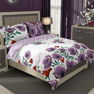 MerchandiseFever Frida Kahlo Dekbedovertrek Flowers - Katoen