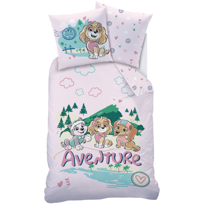 MerchandiseFever PAW Patrol Dekbedovertrek Voyage - 140 x 200 + 63 x 63 cm - Katoen