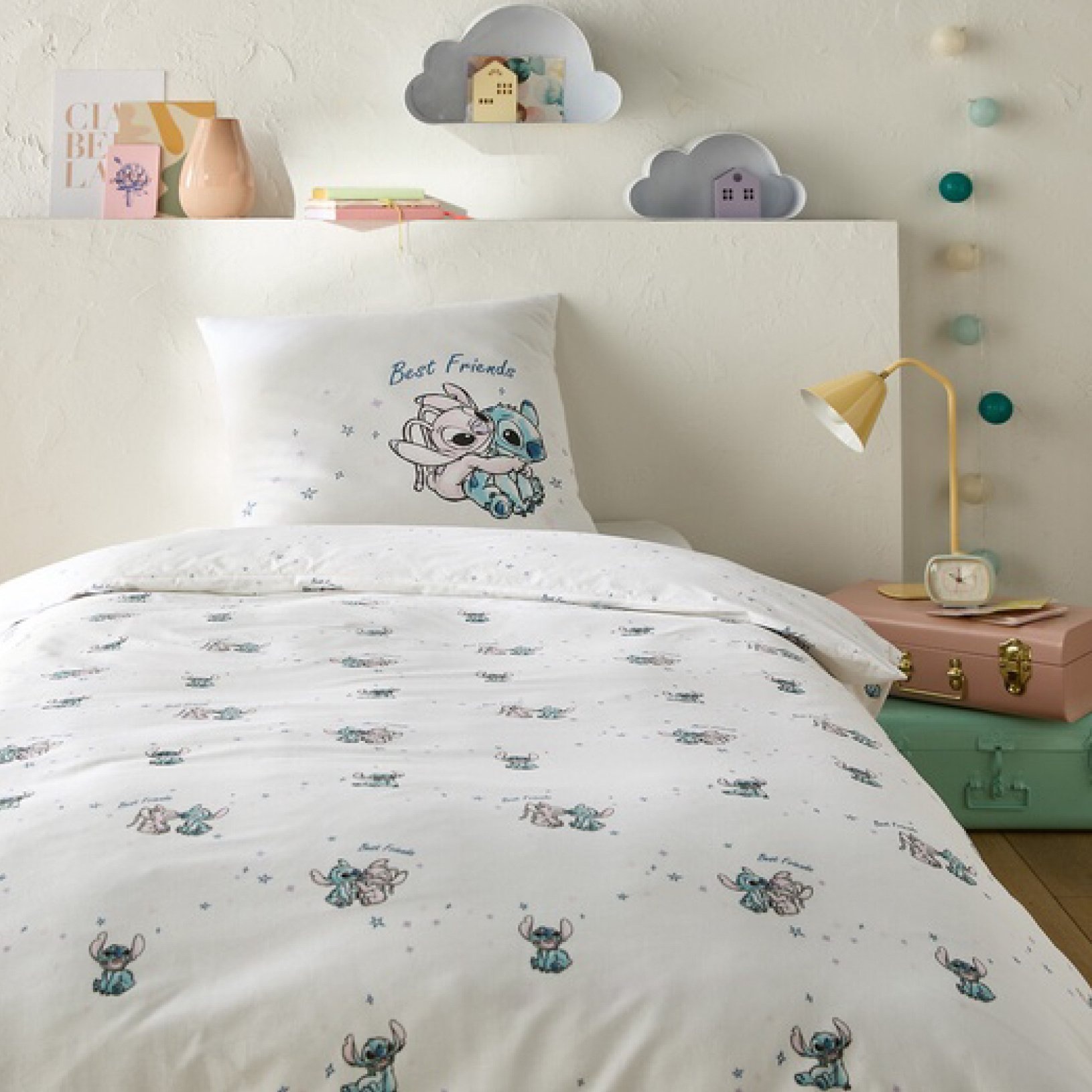 DISNEY STITCH Bedset in katoen, Stitch Best Friends