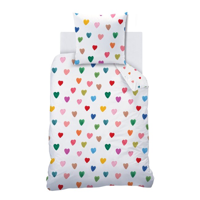MerchandiseFever Wee Blue Bell Dekbedovertrek Amour - 140 x 200 + 63 x 63 cm - Katoen