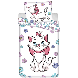 MerchandiseFever Disney Aristocats Dekbedovertrek, Flowers - Katoen