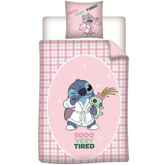 MerchandiseFever Disney Lilo & Stitch Dekbedovertrek Very Tired - Polykatoen