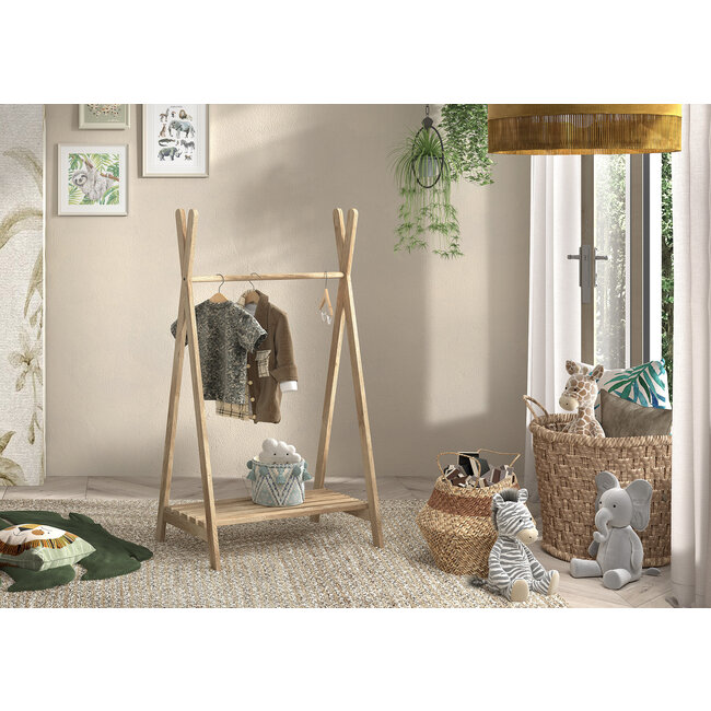 Vipack Huisbed  Cabane Nature 90x200- Massief eiken