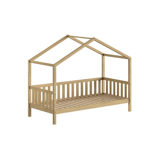 Vipack Huisbed  Cabane Nature 90x200- Massief eiken