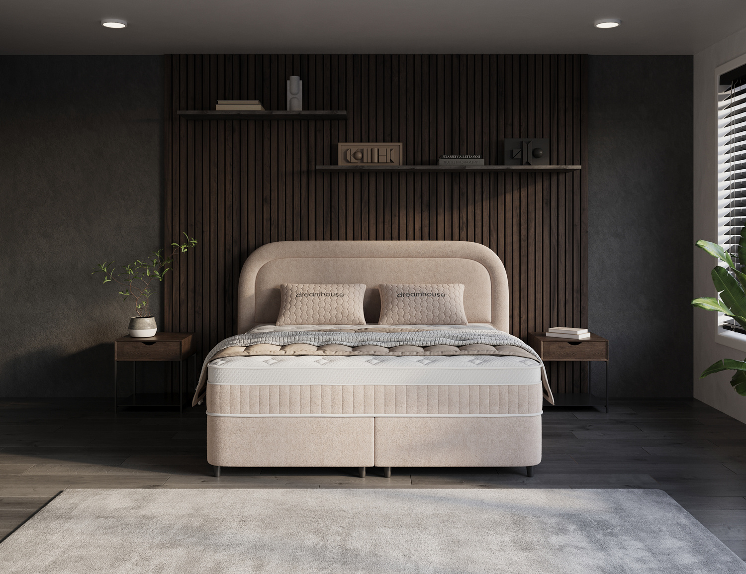 Dreamhouse Opbergboxspring Essence- Beige