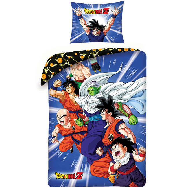 MerchandiseFever Dragon Ball Z Dekbedovertrek, Legend - Eenpersoons - 140 x 200 + 70 x 90 cm  - Katoen