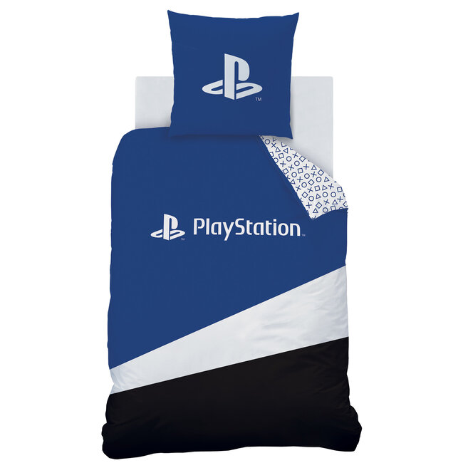 MerchandiseFever PlayStation Dekbedovertrek Game - 140 x 200 cm + 63 x 63 cm  - Katoen