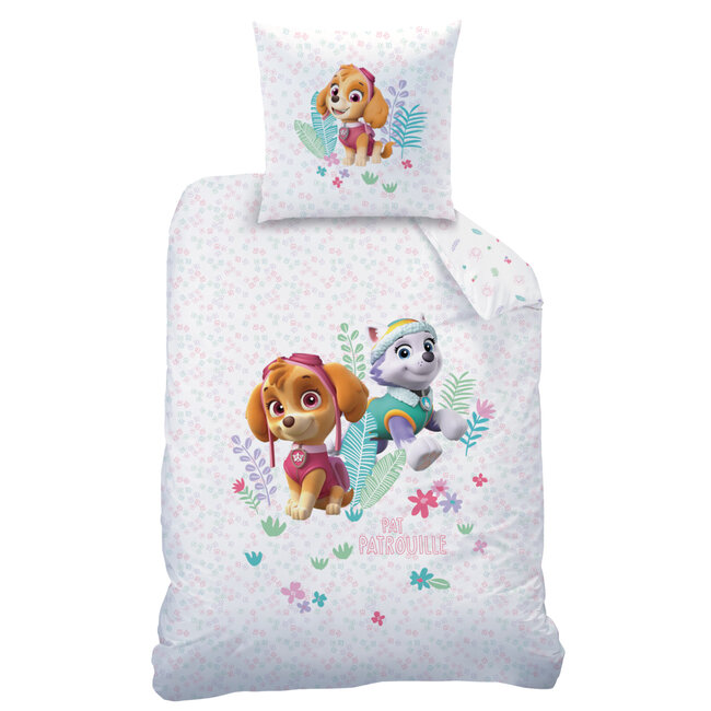 MerchandiseFever PAW Patrol Dekbedovertrek, Paradise - 140x200 cm + 1 x 63x63cm - Katoen