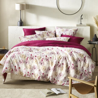 MerchandiseFever Dekbedovertrek Katoen Satijn Grace - Eenpersoons - 140 x 200/220 cm - Multi