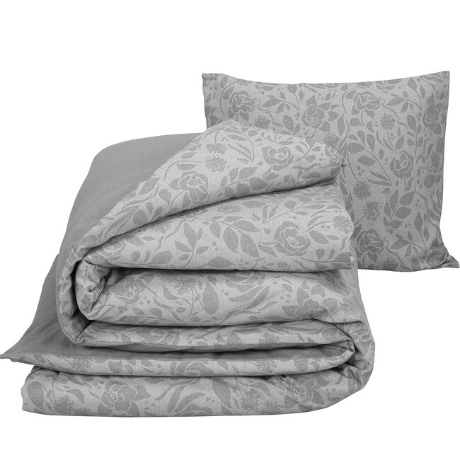 MerchandiseFever De Witte Lietaer Dekbedovertrek, Lea - 140 x 200/220 cm + 60 x 70 cm - 100% katoen, flanel