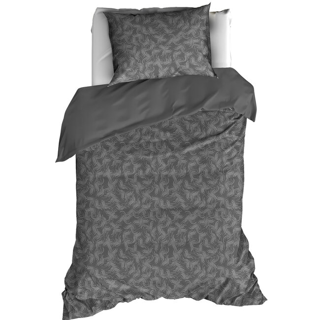 MerchandiseFever De Witte Lietaer Dekbedovertrek Katoen Flanel, Alvaro - 140 x 200/220 + 60 x 70 cm