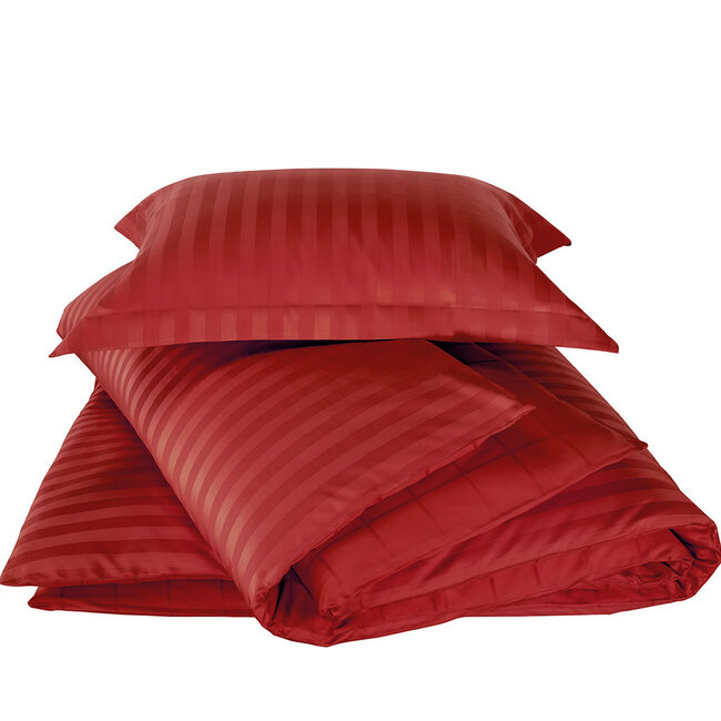 MerchandiseFever De Witte Lietaer Dekbedovertrek Katoen Satijn, Zygo Pepper - 140 x 220 + 60 x 70 cm