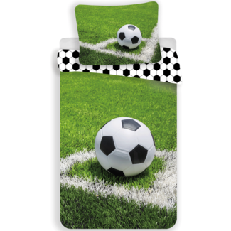 MerchandiseFever Dekbedovertrek Corner - Eenpersoons - 140  x 200 cm - Groen