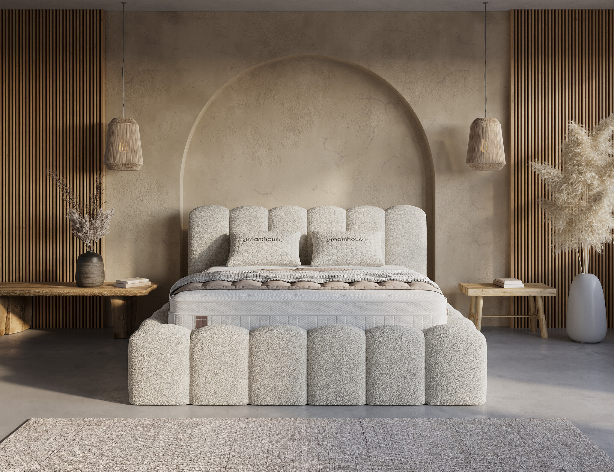 Opbergboxspring Harmony- Beige