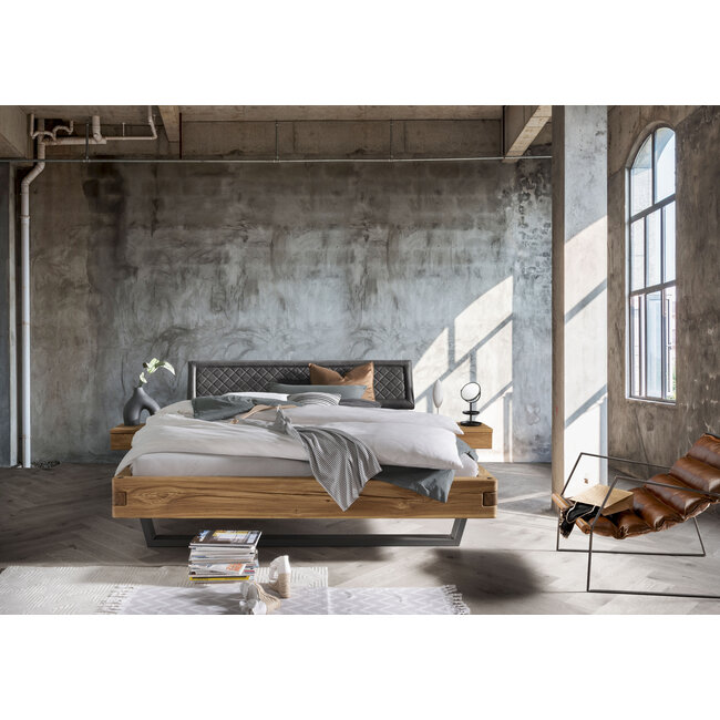 TPT Möbel Industrieel Balkenbed Hudson- massief geolied wild eiken