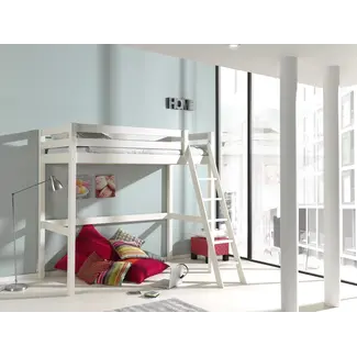 Vipack Hoogslaper Pino 90 x 200 cm - Wit